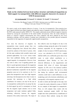 Study on the relation between local surface structure and - SPring-8