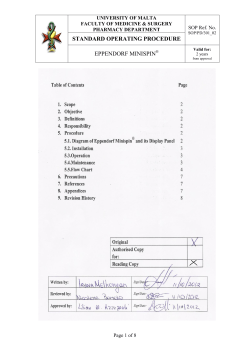 Table of Contents - University of Malta