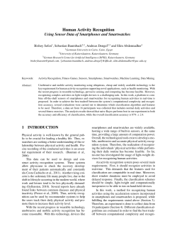 Human Activity Recognition