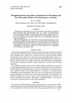 Phosphomannans and Other Components of