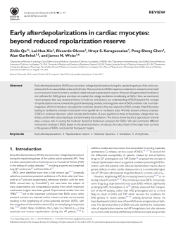 Early afterdepolarizations in cardiac myocytes: beyond reduced
