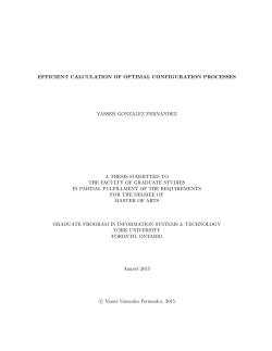 Efficient Calculation of Optimal Configuration