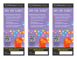 DiD You Know? DiD You Know? DiD You Know?