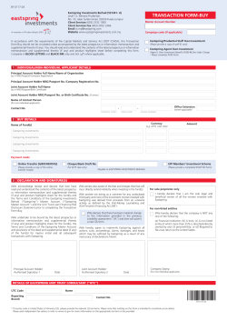 - Eastspring Investments Berhad