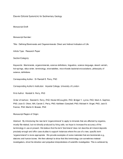 Minerals containing fossilized organic compounds