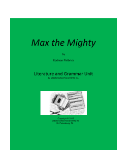 Max the Mighty - Universal School!