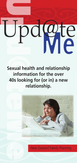 Upd@teMe booklet - Family Planning