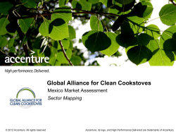 Mexico Market Assessment - Global Alliance For Clean Cookstoves