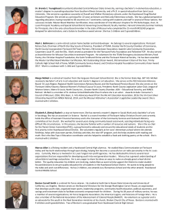 Dr. Brenda C. Youngblood (incumbent) attended Central Missouri