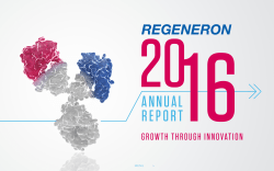 2016 Annual Report - Regeneron Pharmaceuticals