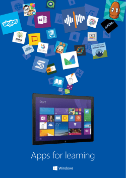 Apps for learning