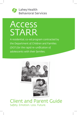 Access STARR - Lahey Health Behavioral Services