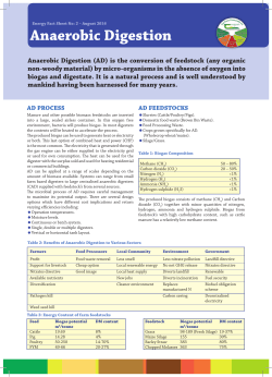 Anaerobic Digestion