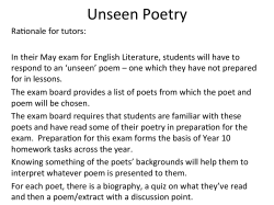 Unseen Poetry - WordPress.com