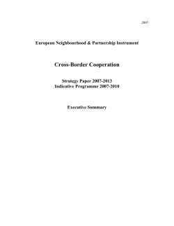 ENPI CBC Strategy Paper [file]