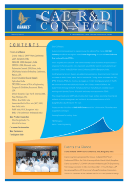 Newsletter March 2009 - Cranes Software International Limited