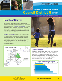 District 5 - City and County of Denver