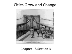 Cities Grow and Change