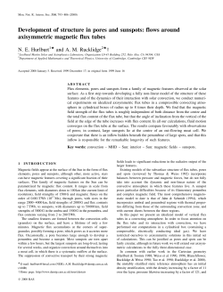 Development of structure in pores and sunspots