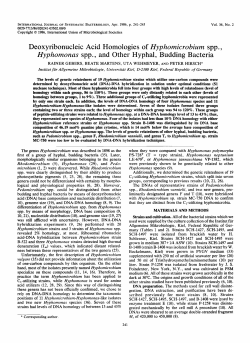 Hyphomicrobium spp. Hyphomonas spp.