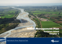 WRRP Templars Island Management Plan 2009