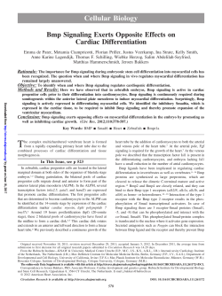 Cellular Biology - Circulation Research