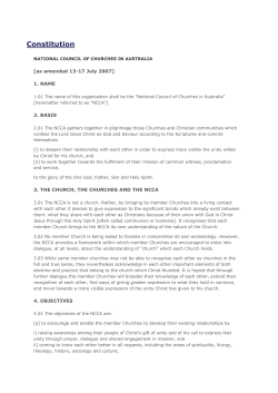 pdf Constitution - National Council of Churches in Australia
