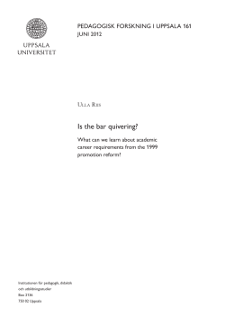 Is the bar quivering? What can we learn about