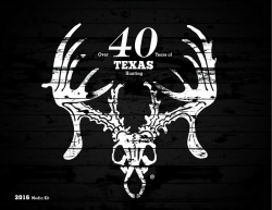 2016 Media Kit - Texas Trophy Hunters Association