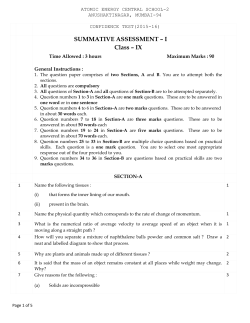 Q. Paper 3 - My Dear Students
