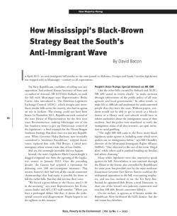 How Mississippi`s Black-Brown Strategy Beat the