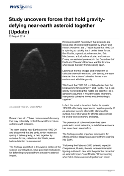 Study uncovers forces that hold gravity-defying near