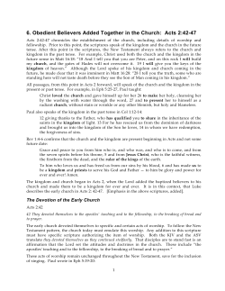 6. Obedient Believers Added Together in the