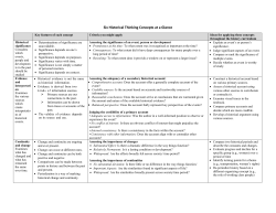 Historical Thinking in Action handout 2