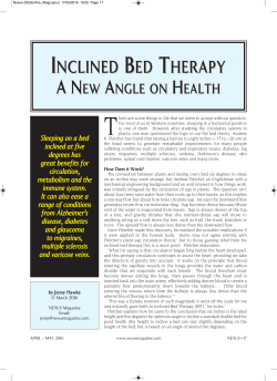 inclined bed therapy