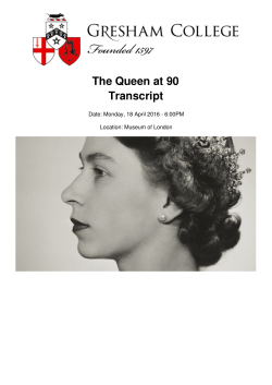 The Queen at 90 Transcript