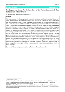 Print this article - Space and Culture, India