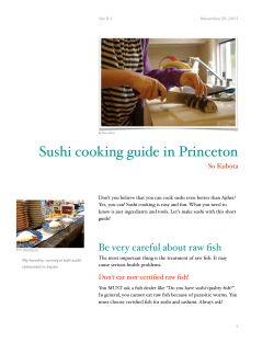 Sushi cooking guide in Princeton