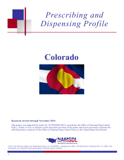 Colorado - The National Alliance for Model State Drug Laws