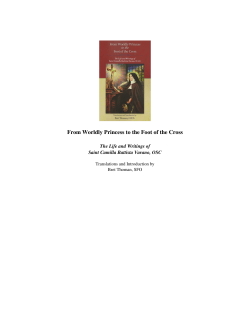 From Worldly Princess to the Foot of the Cross