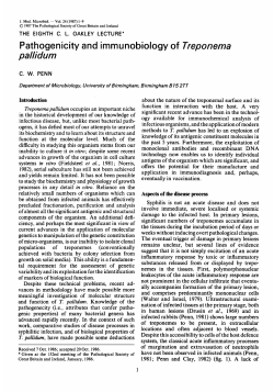pallidurn - Journal of Medical Microbiology