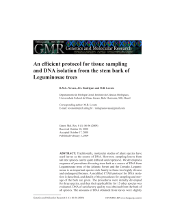 An efficient protocol for tissue sampling and DNA