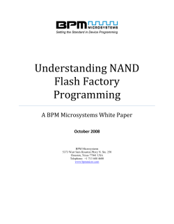 NAND Flash memory is a high-density, non