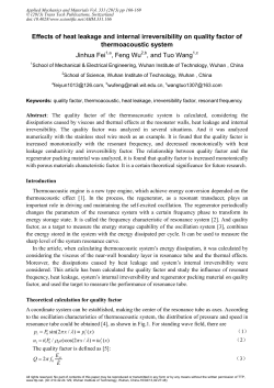 Effects of heat leakage and internal irreversibility on quality factor of