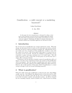 Gamification &ndash; PDF