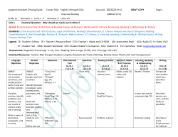 Longman Keystone E Pacing Guide Course Title: English 3 through