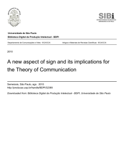 A new aspect of sign and its implications for the Theory