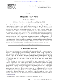 Magneto-convection