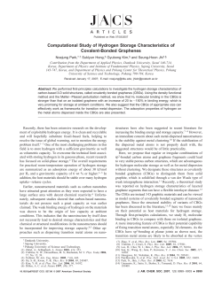 Computational Study of Hydrogen Storage Characteristics of