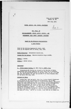 Norwegian Trial Report No. 3 [...] - ICC